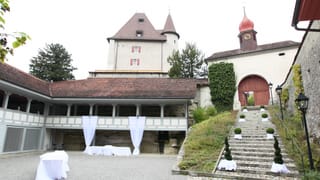 Innenhof Schloss Liebegg in Gränichen AG Innenhof Schloss Liebegg in Gränichen AG