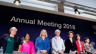 Die sieben weiblichen WEF-Leiterinnen