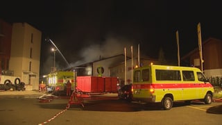 Brand in Hinwil. Brand in Hinwil.