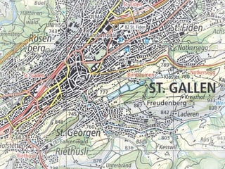 Karte von St.Gallen