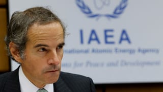 Der Generaldirektor der Internationalen Atomenergiebehörde (IAEO), Rafael Grossi, bei der Sitzung des Gouverneursrates der IAEO in Wien (6. Juni 2022). 