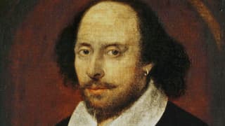 William Shakespeare in Öl.