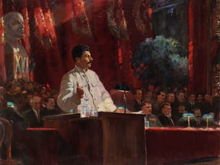 Alexander Gerassimow: «Stalin auf dem XVI. Parteikongres», frühe 1930er-Jahre