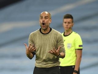 Mit Manchester City hat Pep Guardiola bisher noch nie den CL-Final erreicht. Mit Manchester City hat Pep Guardiola bisher noch nie den CL-Final erreicht.
