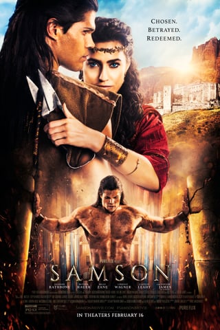 Kinoplakat von Samson. Kinoplakat von Samson.