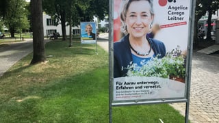 Plakate in Aarau