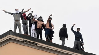 Insassen eines italienischen Gefängnis Insassen eines italienischen Gefängnis