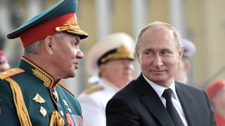 Sergei Schoigu und Putin