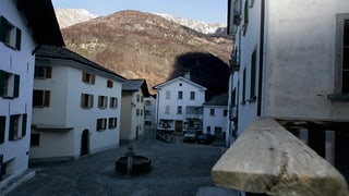Dorfplatz der Gemeinde Bondo