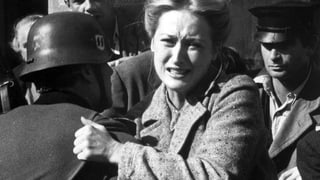 Ein Schwarzweissbild von Meryl Streep. Ein Schwarzweissbild von Meryl Streep.