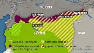 Um diese Gebiete geht es in Nordsyrien. Um diese Gebiete geht es in Nordsyrien.