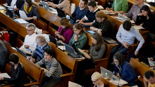 Zürcher Stadtparlament von oben