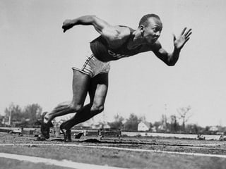 Jesse Owens sprintet