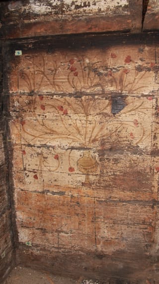Wandmalereien im Innern der beiden Schwyzer Häuser. Wandmalereien im Innern der beiden Schwyzer Häuser.