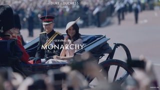 Harry und Meghan in einer Kutsche. Harry und Meghan in einer Kutsche.