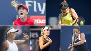 5 Tennisspielerinnen