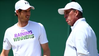 Andy Murray mit Coach Ivan Lendl. 