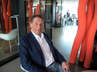 Udo Jürgens im Studio von Radio SRF 1.