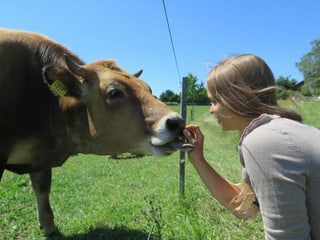 Emilie und ihre Kuh Emma