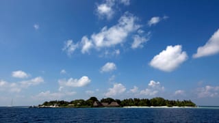Blick auf eine Insel der Malediven. (reuters)