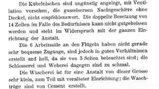 Text über der Strafanstalt Lenzburg.