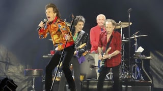 Die Rollings Stones auf der Bühne