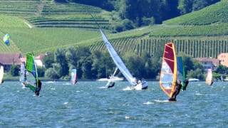 Bise am Murtensee. Bise am Murtensee.