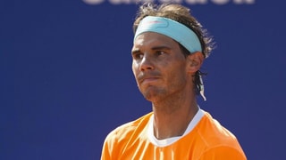 Rafael Nadal ist sichtlich unzufrieden.