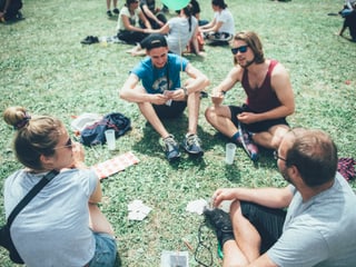 Festivalbesucher Festivalbesucher