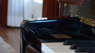 Nahaufnahme Klavier
