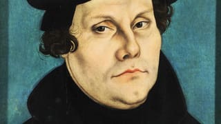 Ein Gemälde von Martin Luther.
