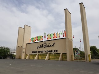 Das Azadi-Stadion in Teheran. Das Azadi-Stadion in Teheran.