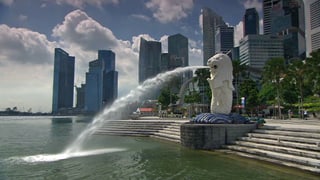 Skyline Singapur.