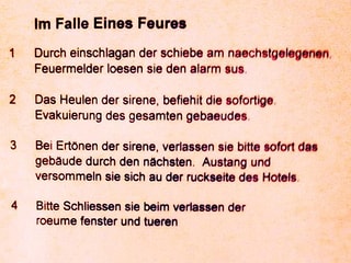 Übersetzung.