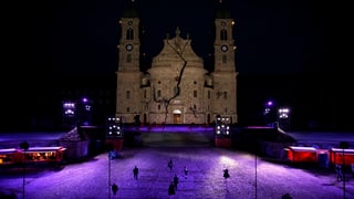 Szene aus dem Welttheater Einsiedeln.