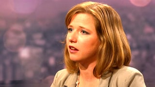 Nationalrätin Christa Markwalder in der Sendung «Schwanski». Nationalrätin Christa Markwalder in der Sendung «Schwanski».