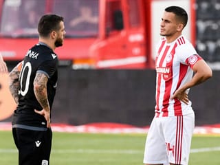 Szene aus PAOK-Olympiakos