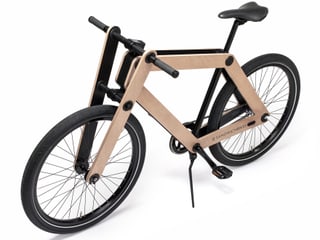 Velo aus Sperrholzelementen. Velo aus Sperrholzelementen.