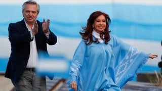Fernandez mit Kirchner Fernandez mit Kirchner