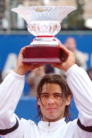 Rafael Nadal mit Pokal