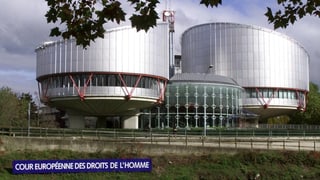 Gebäude des Europäischen Gerichtshofs für Menschenrechte.
