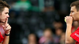Die Taktik von Stanislas Wawrinka und Marco Chiudinelli wäre im Davis Cup beinahe aufgegangen.