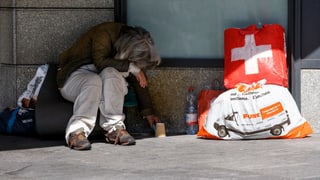Obdachloser in Genf