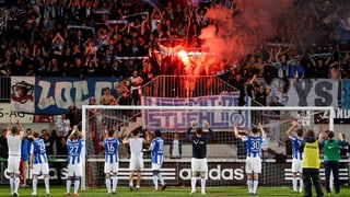 Spieler, Fantribüne, Pyro