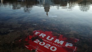 Trump-Schild vor dem Kapitol Trump-Schild vor dem Kapitol