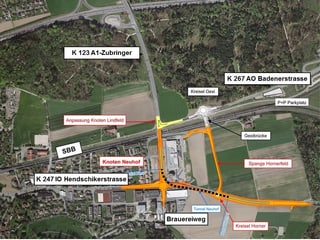 Plan der Baustelle