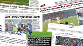 Die Schweizer Presse würdigt die Leistung des FC Basel.