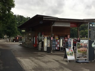Souvenirstand am Rheinfall