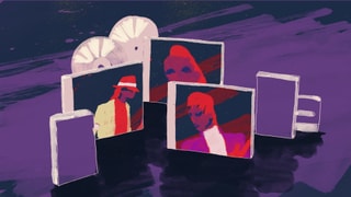 Illustration: Drei CDs mit den Köpfen von Popstars, Michael Jackson, Madonna und Prince nachempfunden. Illustration: Drei CDs mit den Köpfen von Popstars, Michael Jackson, Madonna und Prince nachempfunden.
