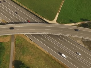 Autobahnkreuzes bei Egerkingen 